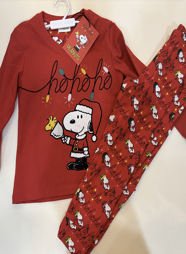 Pigiama peanuts bimba art 62465